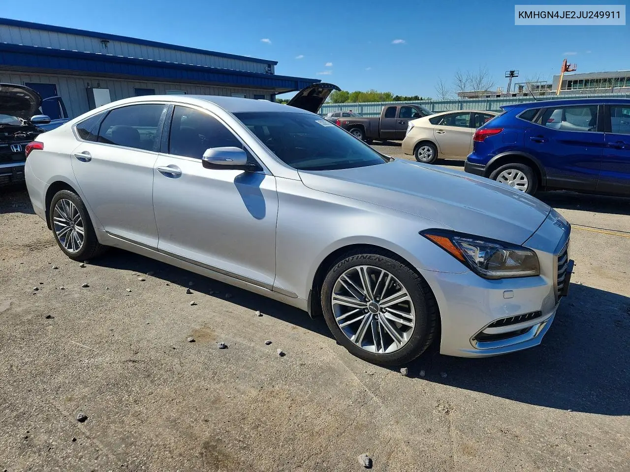 2018 Genesis G80 3.8 VIN: KMHGN4JE2JU249911 Lot: 53382516