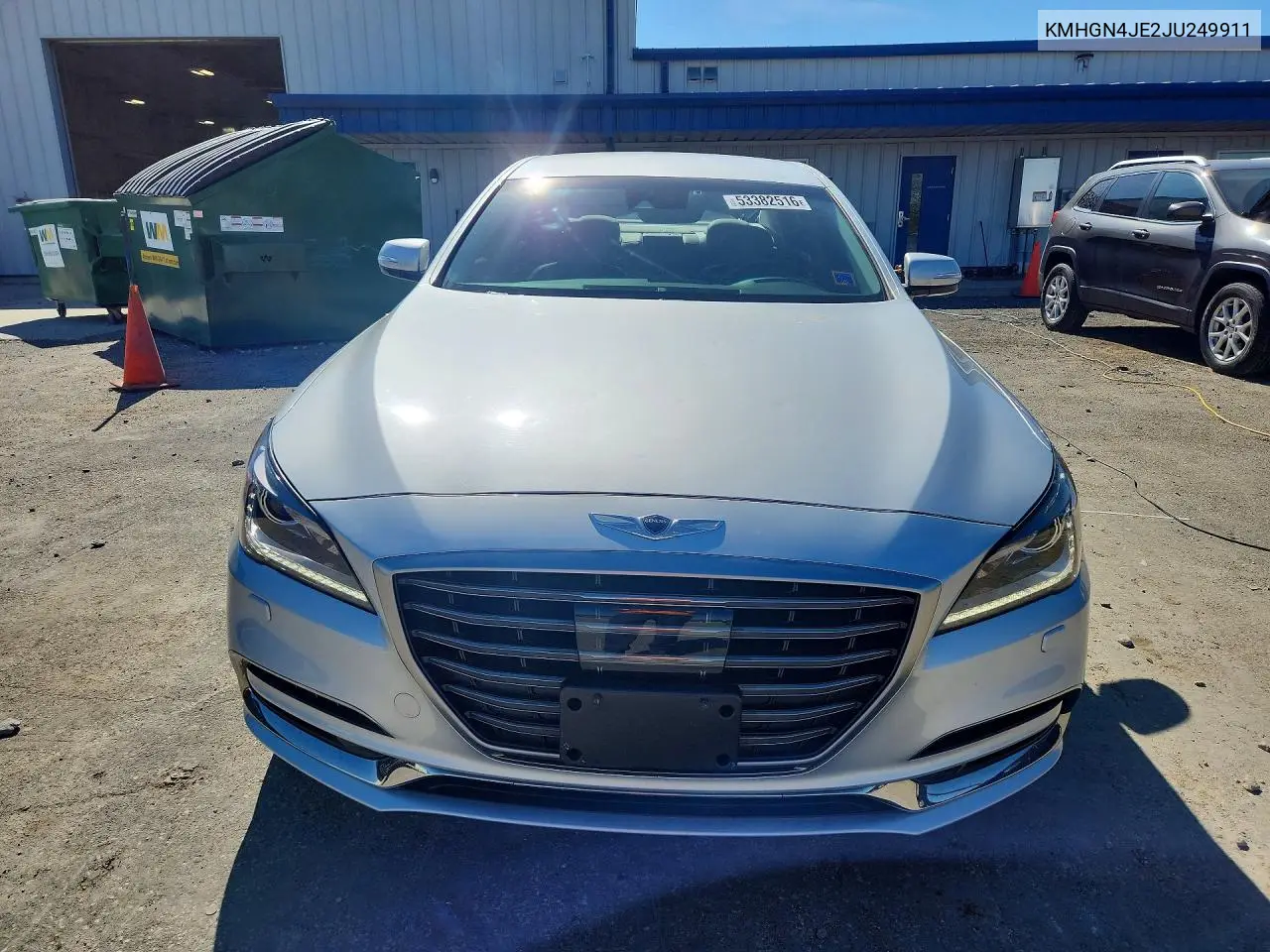 2018 Genesis G80 3.8 VIN: KMHGN4JE2JU249911 Lot: 53382516
