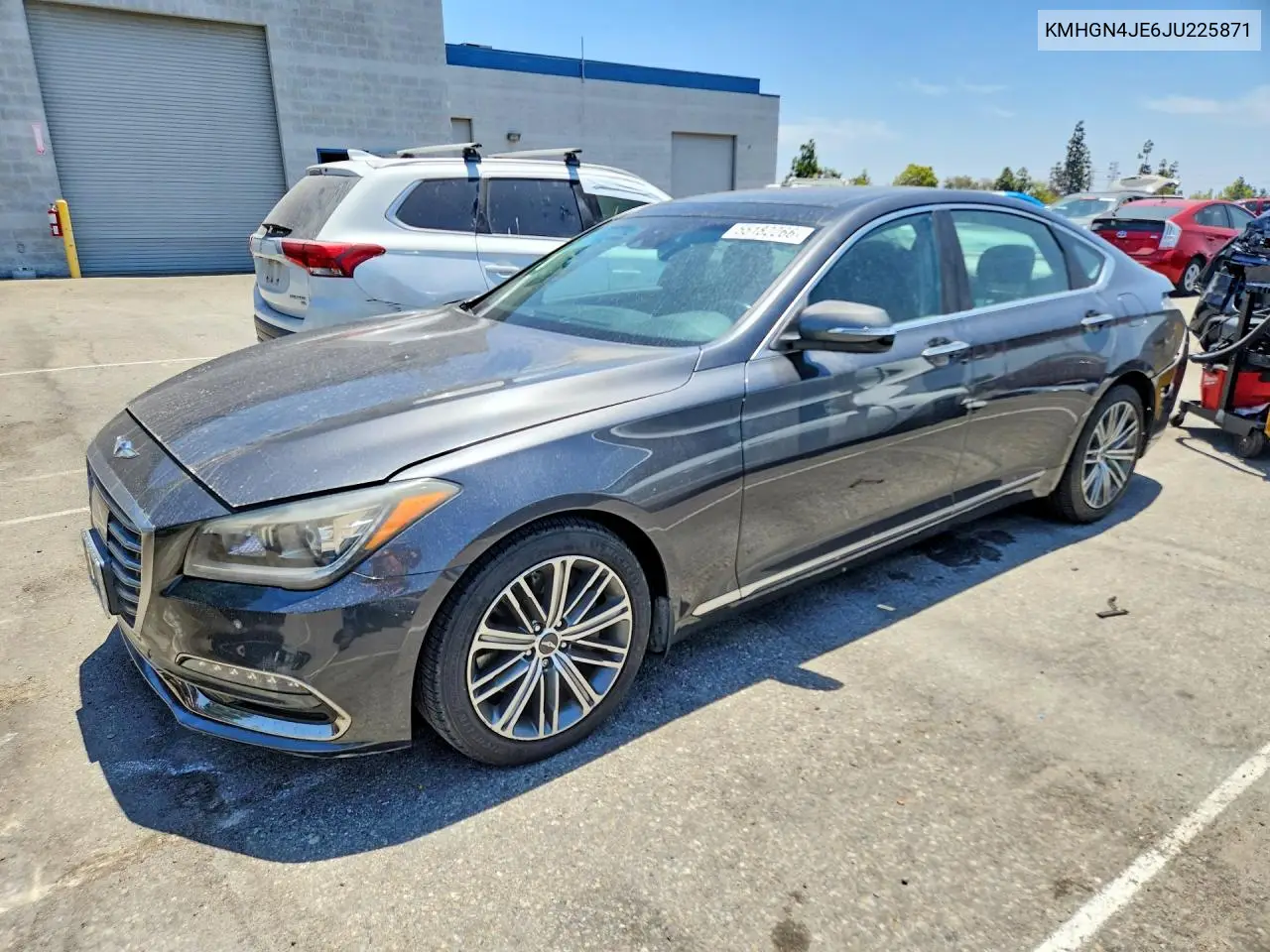 2018 Genesis G80 3.8 VIN: KMHGN4JE6JU225871 Lot: 55182266