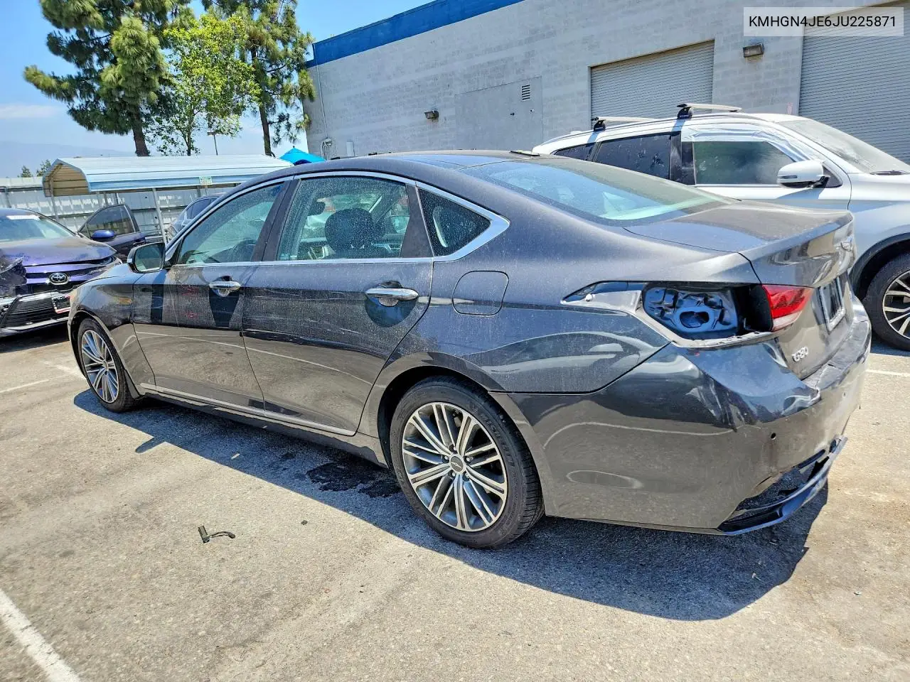 2018 Genesis G80 3.8 VIN: KMHGN4JE6JU225871 Lot: 55182266