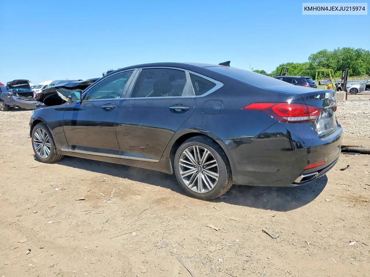 2018 Genesis G80 3.8 VIN: KMHGN4JEXJU215974 Lot: 55381396