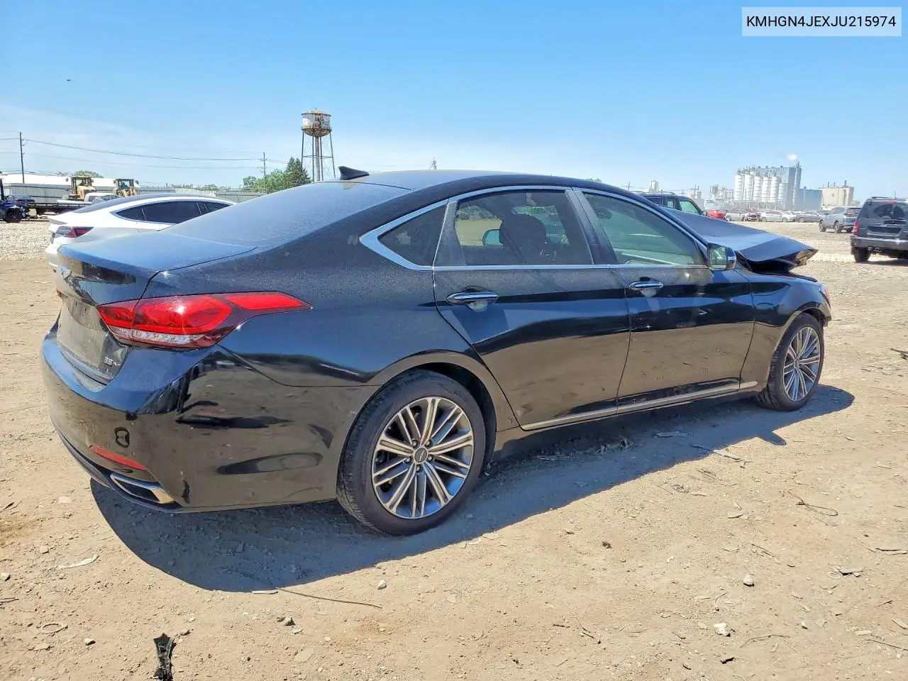 2018 Genesis G80 3.8 VIN: KMHGN4JEXJU215974 Lot: 55381396