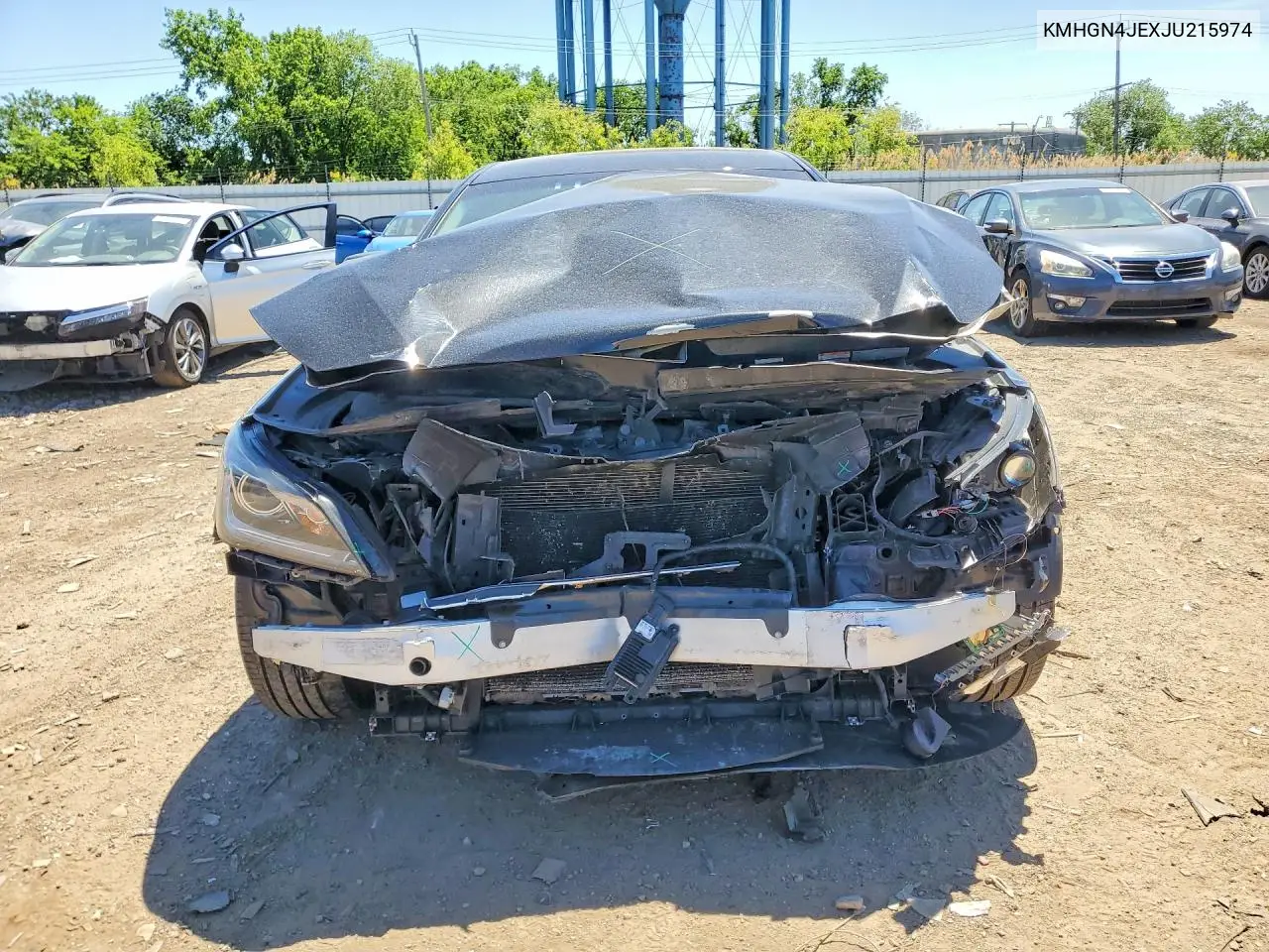 2018 Genesis G80 3.8 VIN: KMHGN4JEXJU215974 Lot: 55381396