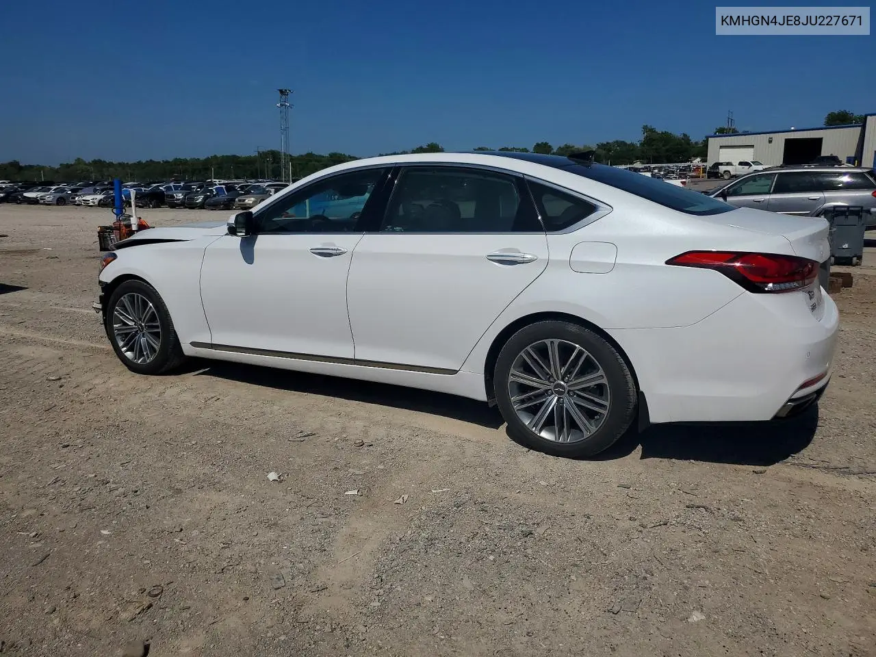 2018 Genesis G80 3.8 VIN: KMHGN4JE8JU227671 Lot: 56351216