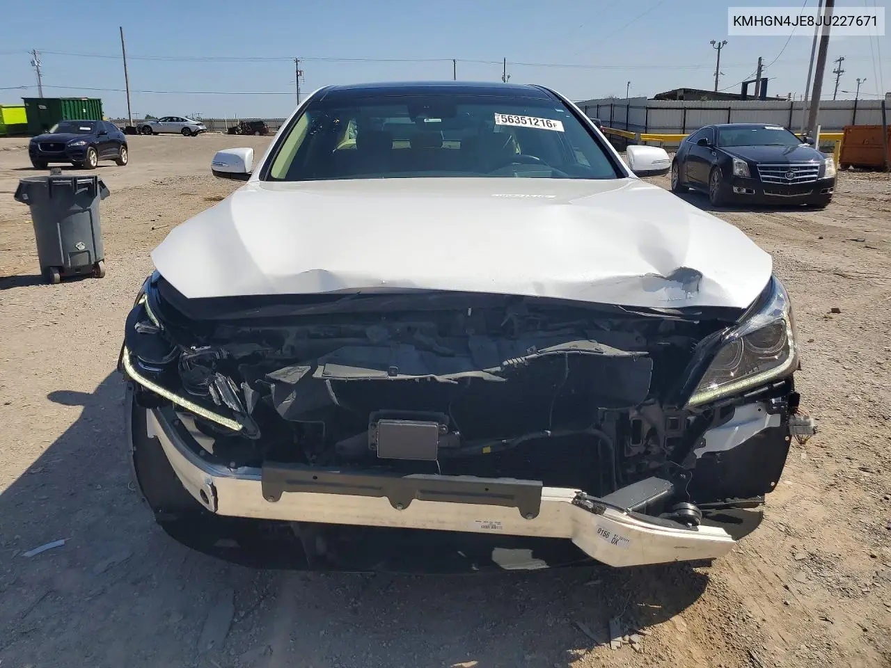 2018 Genesis G80 3.8 VIN: KMHGN4JE8JU227671 Lot: 56351216