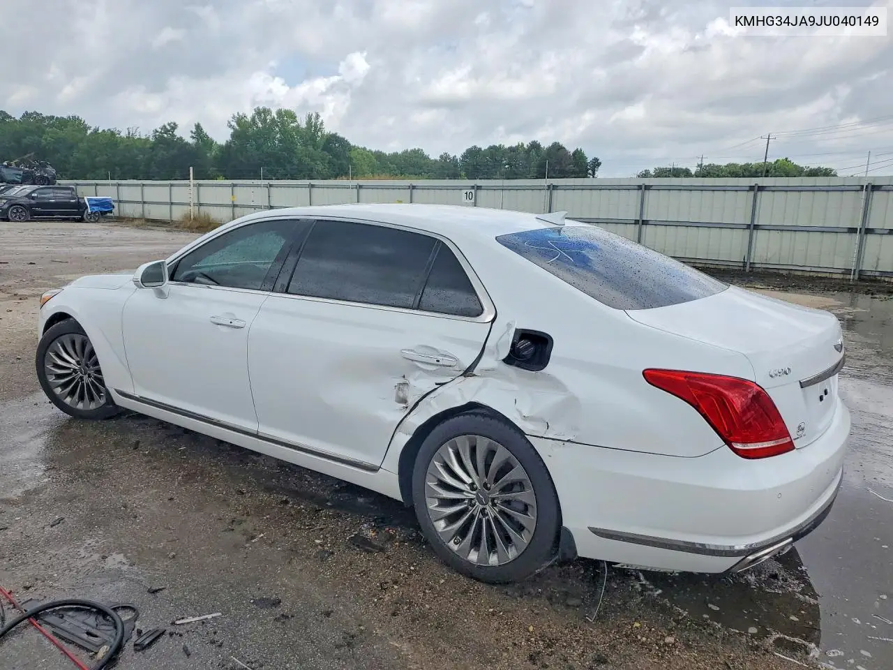 2018 Genesis G90 Premium VIN: KMHG34JA9JU040149 Lot: 57059186