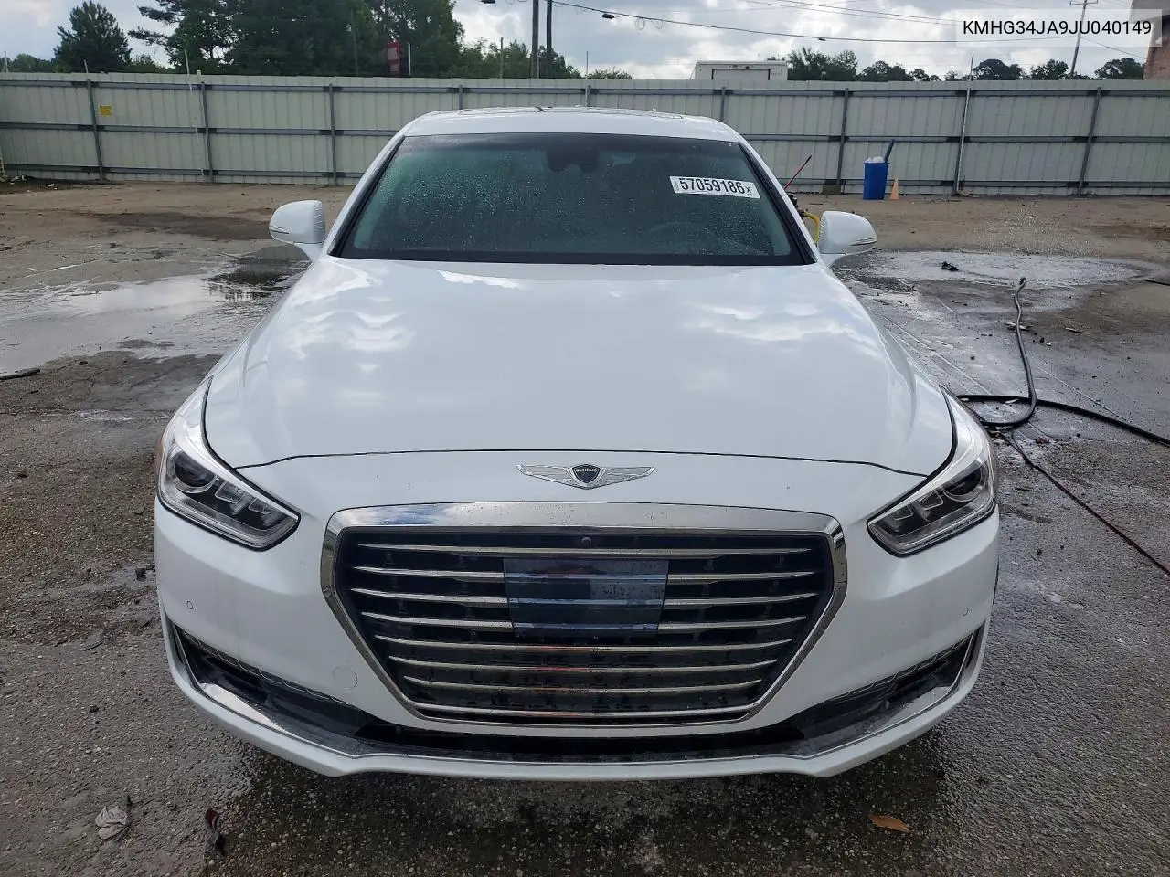 2018 Genesis G90 Premium VIN: KMHG34JA9JU040149 Lot: 57059186