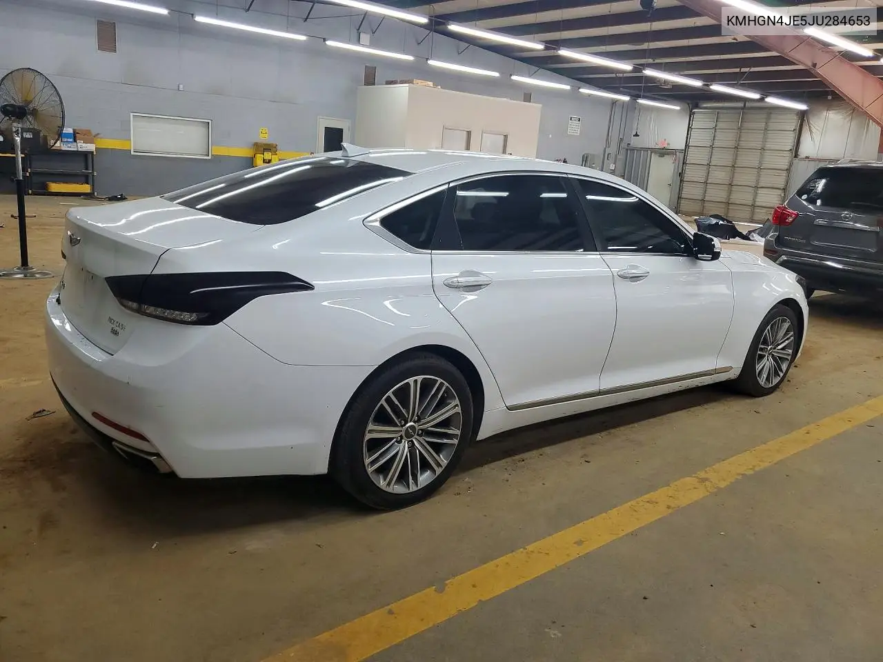 2018 Genesis G80 3.8 VIN: KMHGN4JE5JU284653 Lot: 58534726