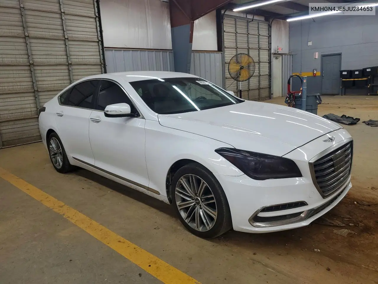 2018 Genesis G80 3.8 VIN: KMHGN4JE5JU284653 Lot: 58534726