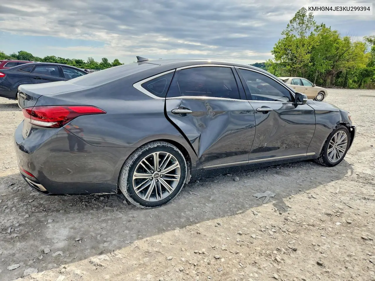 2019 Genesis G80 3.8 VIN: KMHGN4JE3KU299394 Lot: 52425026