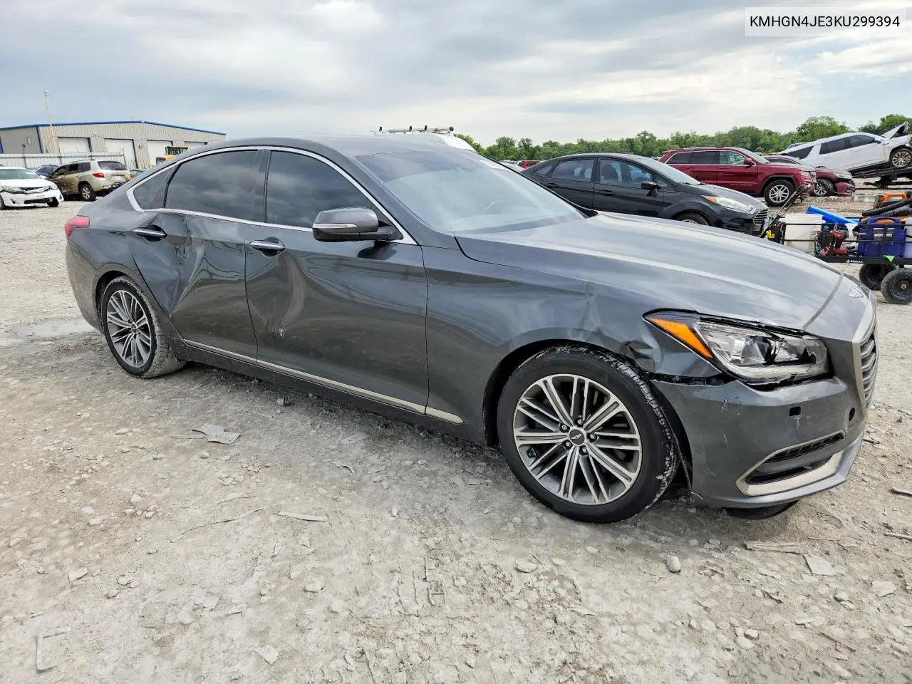 2019 Genesis G80 3.8 VIN: KMHGN4JE3KU299394 Lot: 52425026