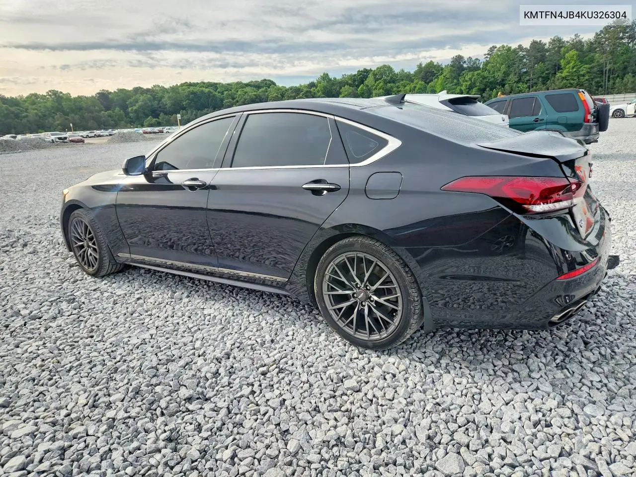 2019 Genesis G80 3.3T Sport VIN: KMTFN4JB4KU326304 Lot: 52758366