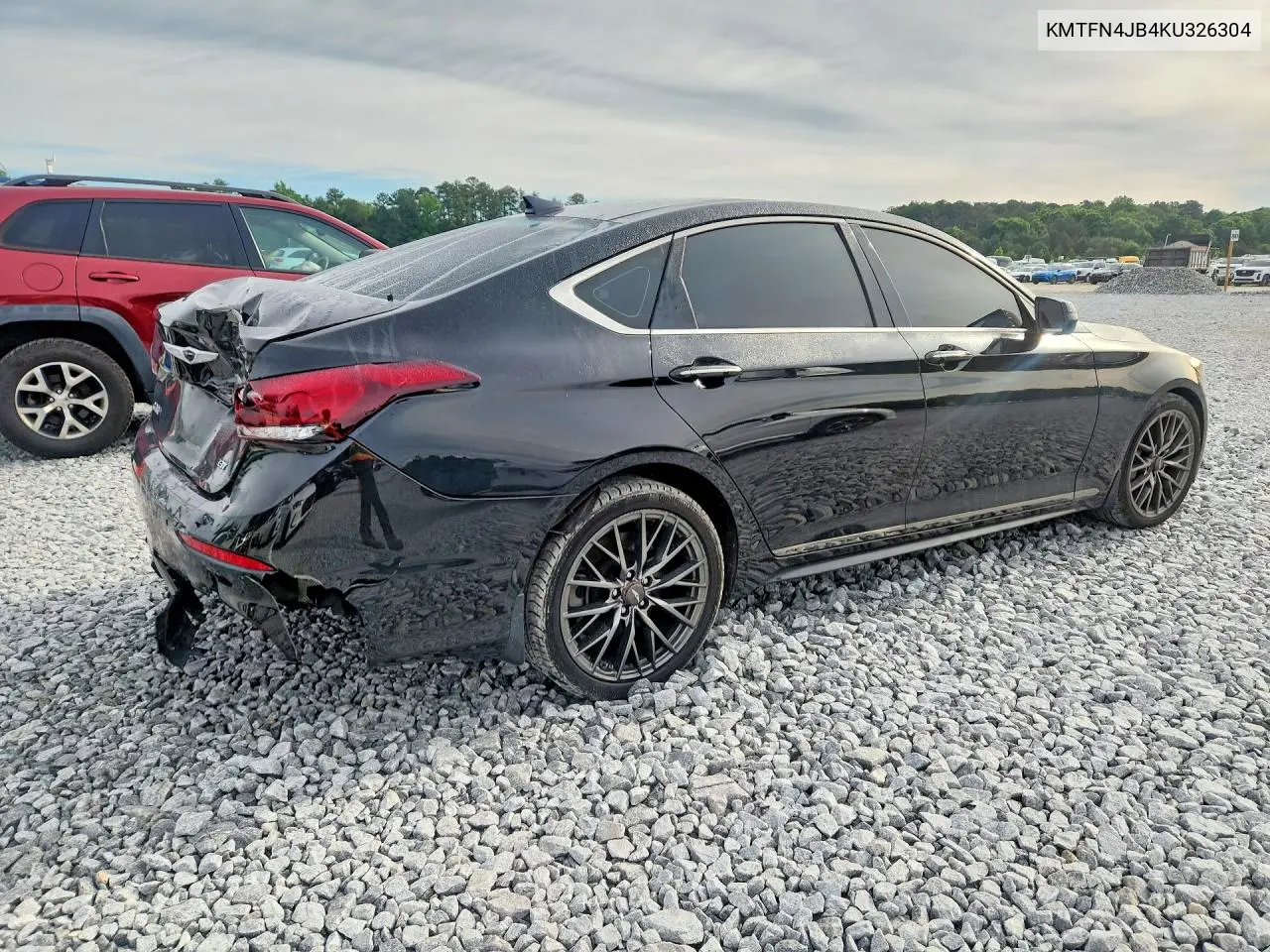 2019 Genesis G80 3.3T Sport VIN: KMTFN4JB4KU326304 Lot: 52758366