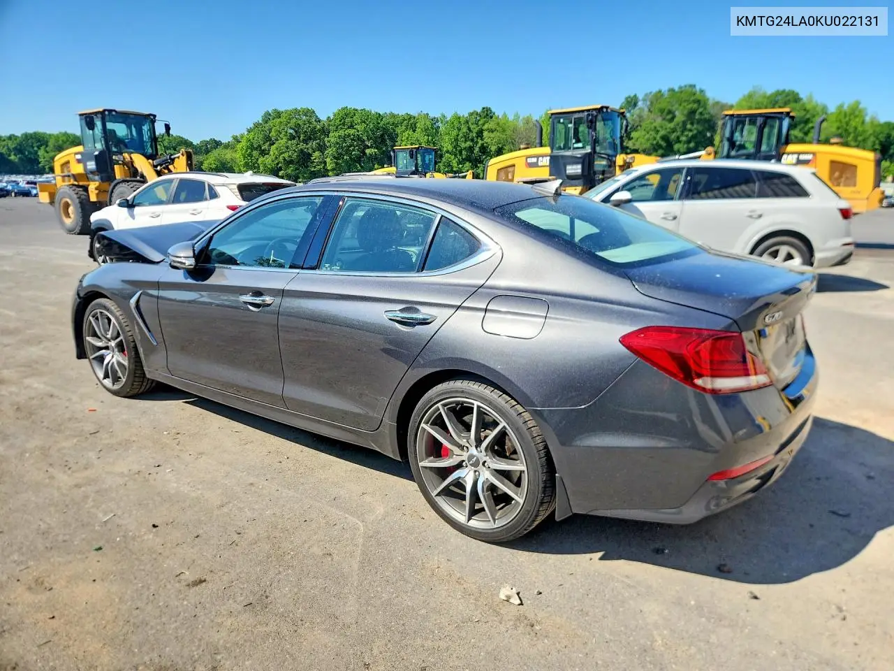 2019 Genesis G70 Sport VIN: KMTG24LA0KU022131 Lot: 54176276