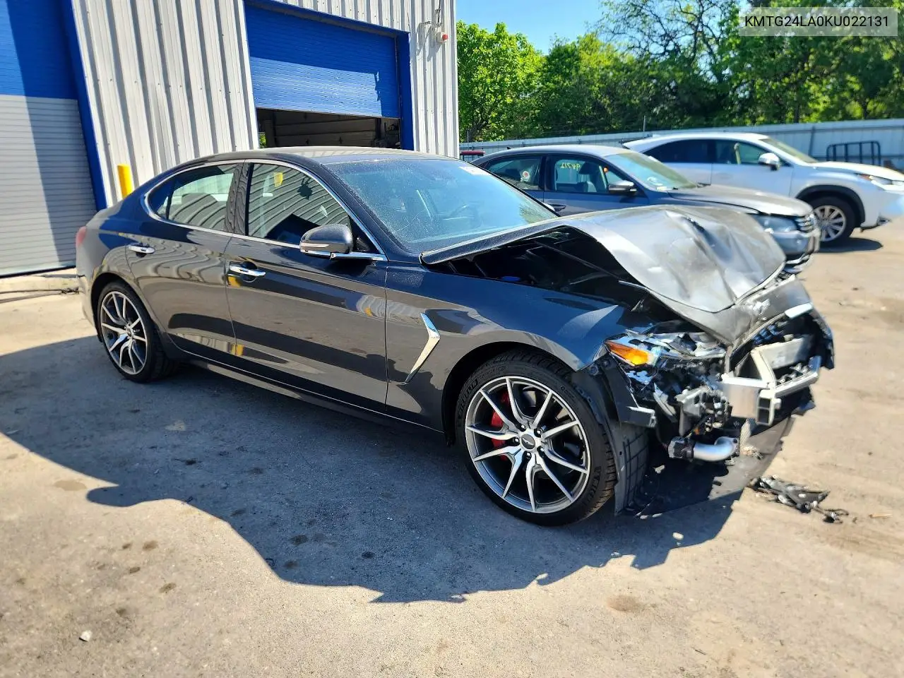 2019 Genesis G70 Sport VIN: KMTG24LA0KU022131 Lot: 54176276