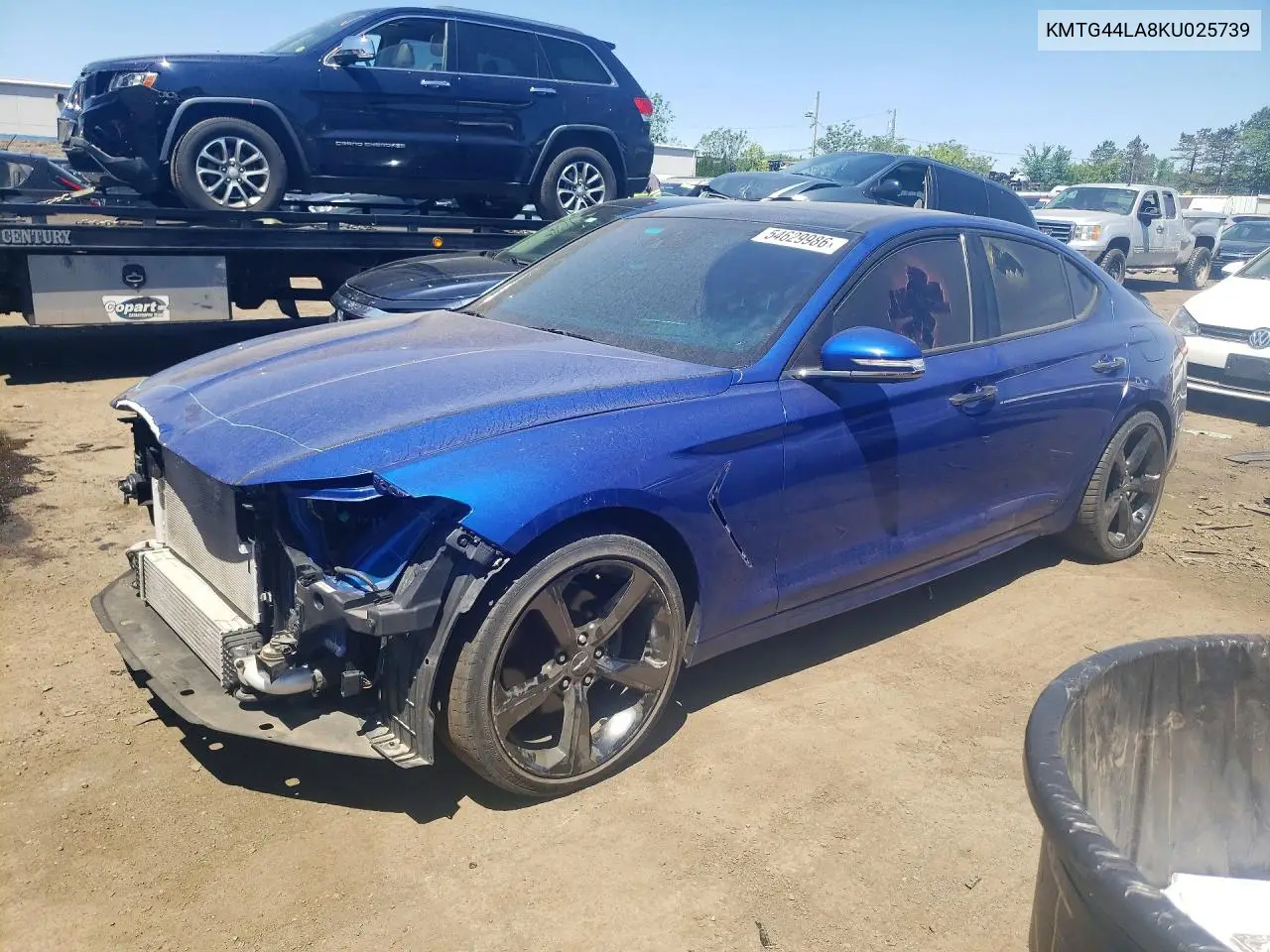 2019 Genesis G70 2.0T Advanced VIN: KMTG44LA8KU025739 Lot: 54629986
