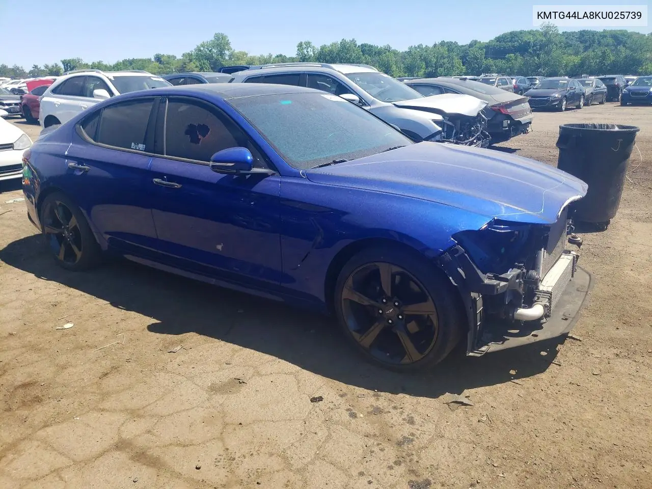 2019 Genesis G70 2.0T Advanced VIN: KMTG44LA8KU025739 Lot: 54629986