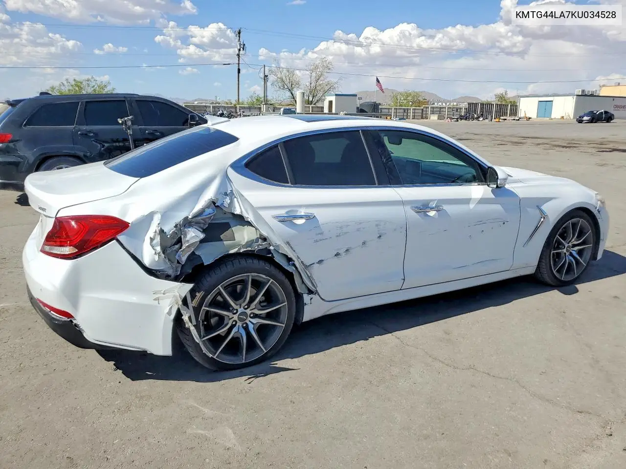 2019 Genesis G70 2.0T Advanced VIN: KMTG44LA7KU034528 Lot: 55149686