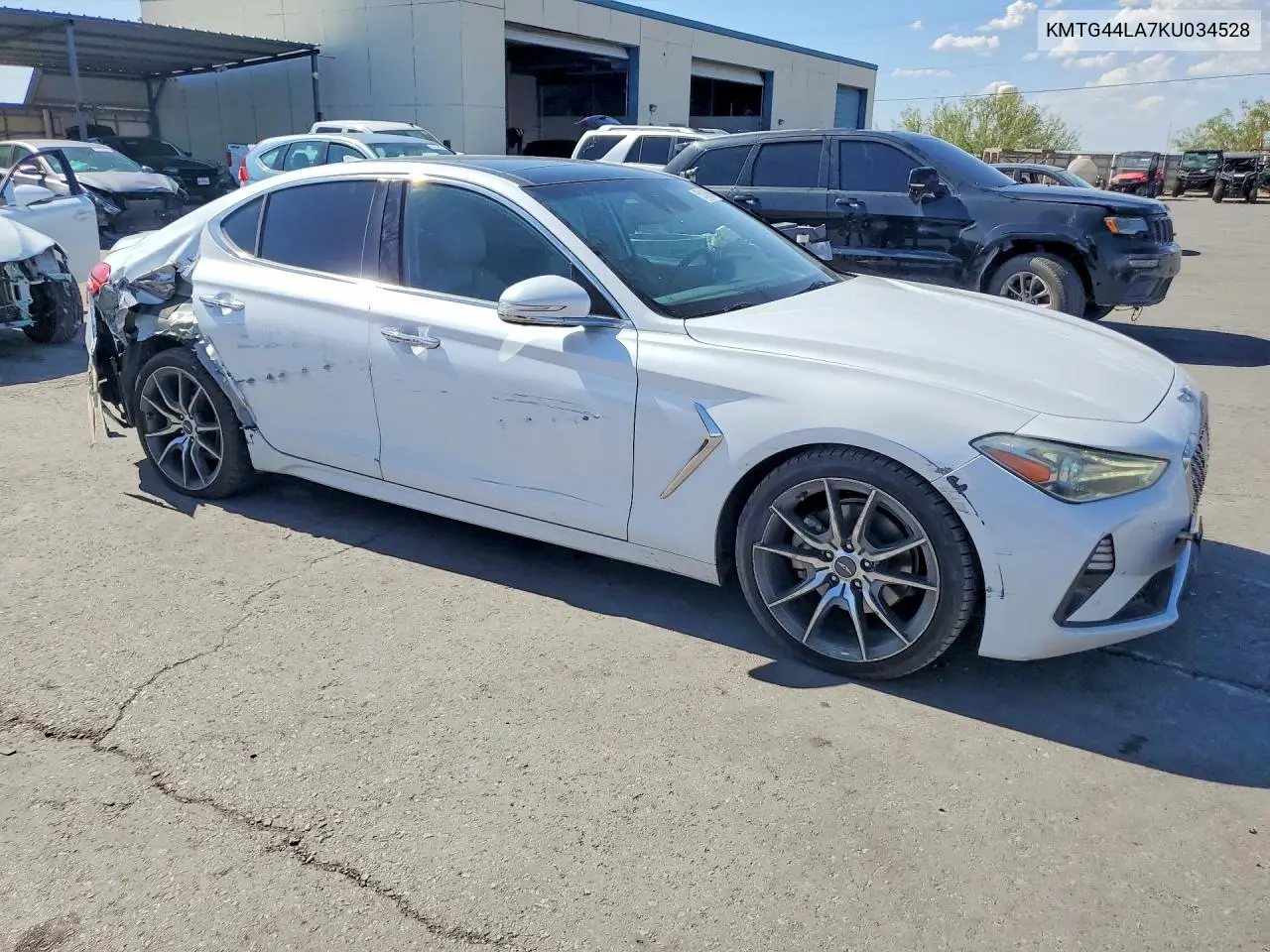 2019 Genesis G70 2.0T Advanced VIN: KMTG44LA7KU034528 Lot: 55149686