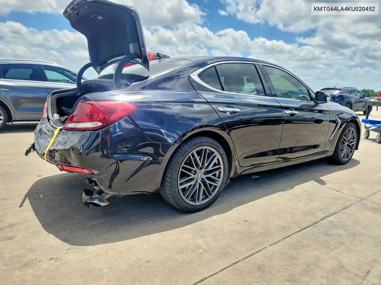 2019 Genesis G70 Advanced VIN: KMTG64LA4KU020452 Lot: 56273506