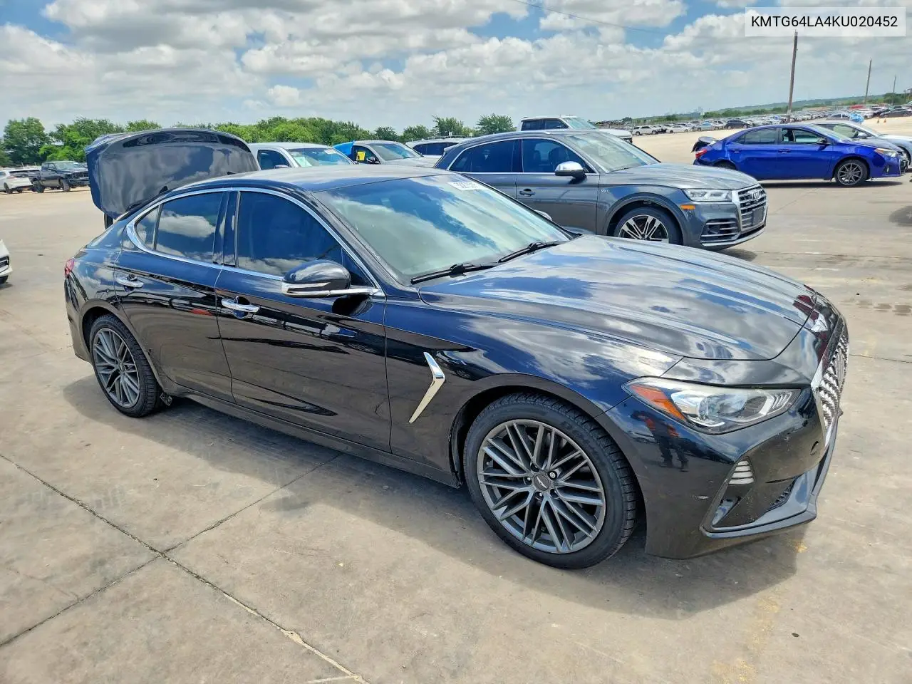 2019 Genesis G70 Advanced VIN: KMTG64LA4KU020452 Lot: 56273506