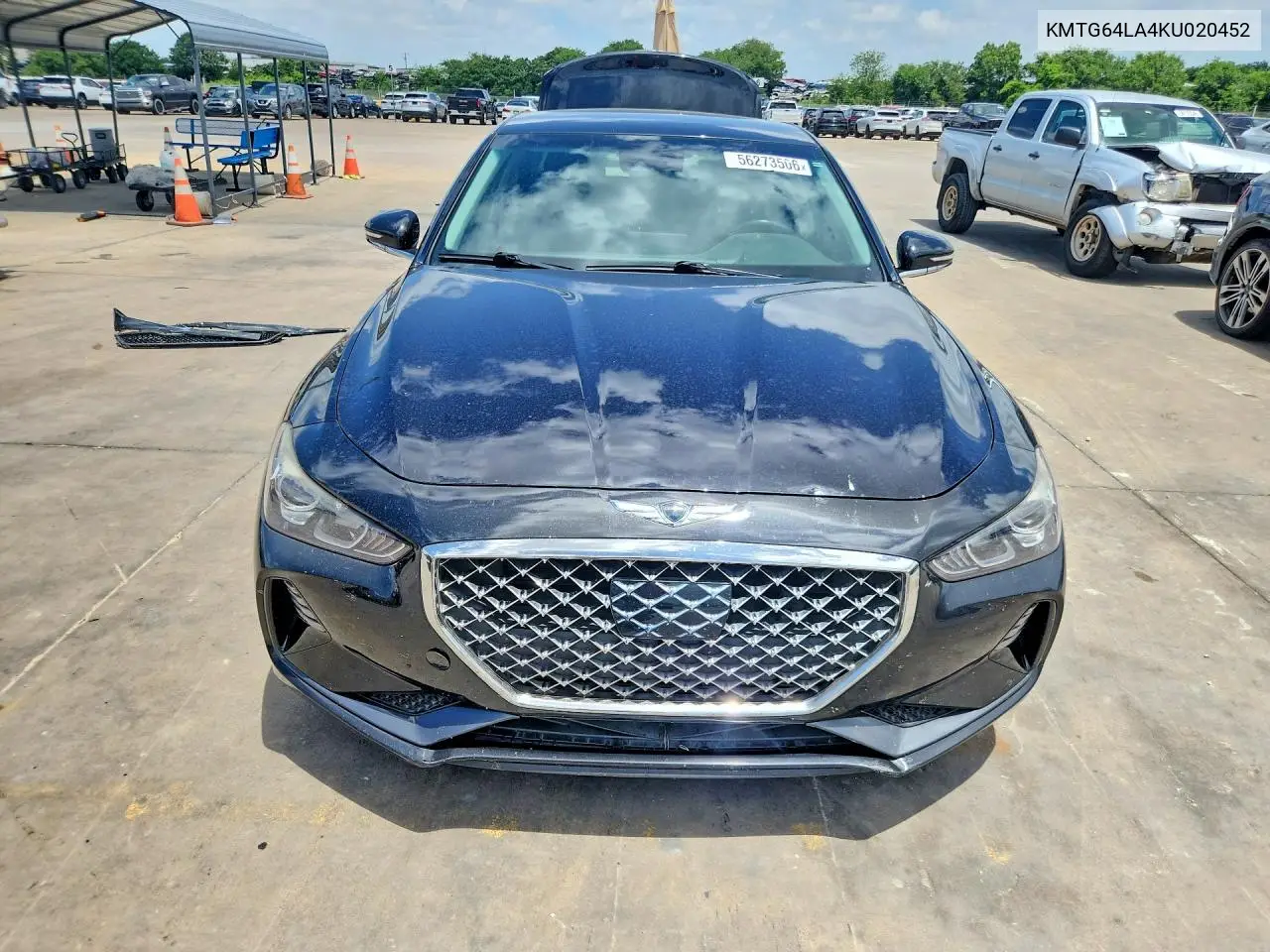 2019 Genesis G70 Advanced VIN: KMTG64LA4KU020452 Lot: 56273506