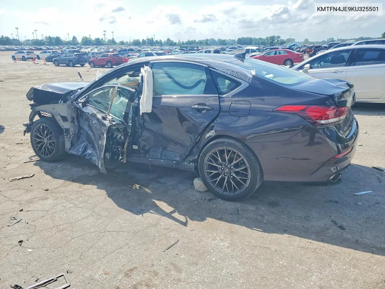 2019 Genesis G80 3.8 VIN: KMTFN4JE9KU325501 Lot: 56961596
