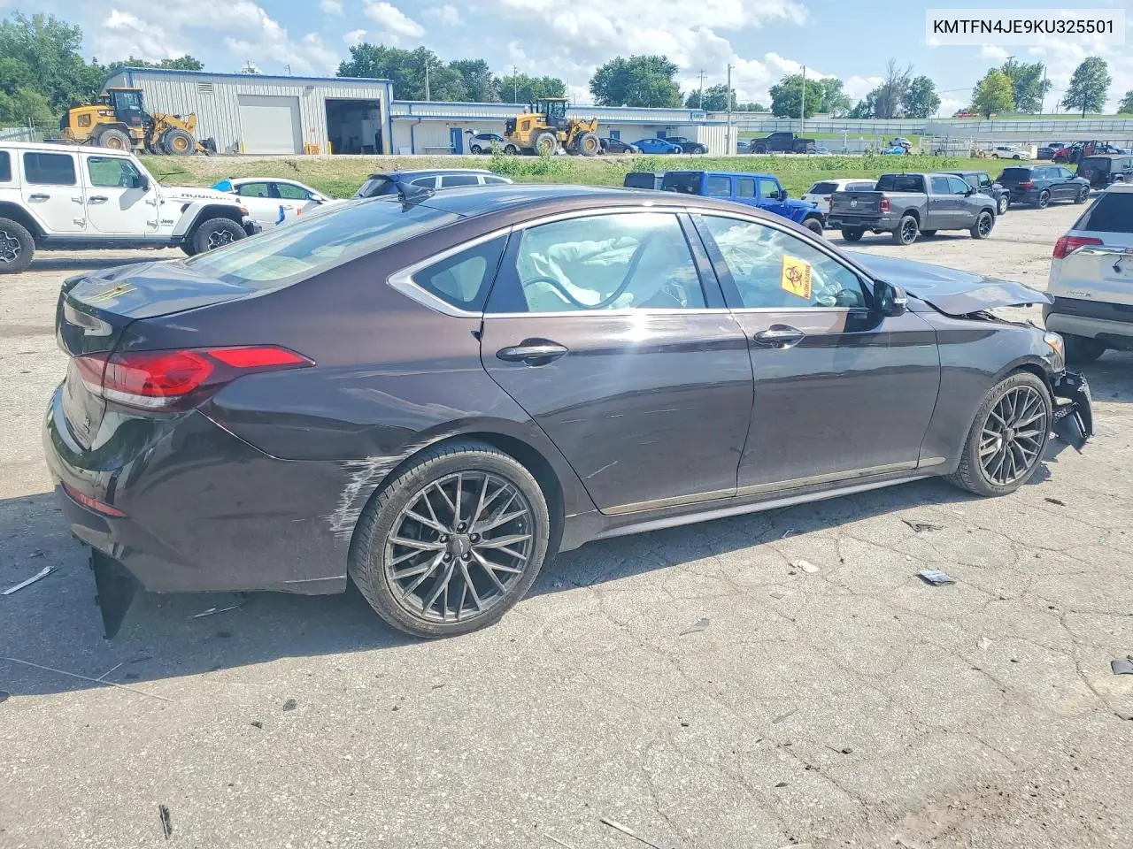 2019 Genesis G80 3.8 VIN: KMTFN4JE9KU325501 Lot: 56961596