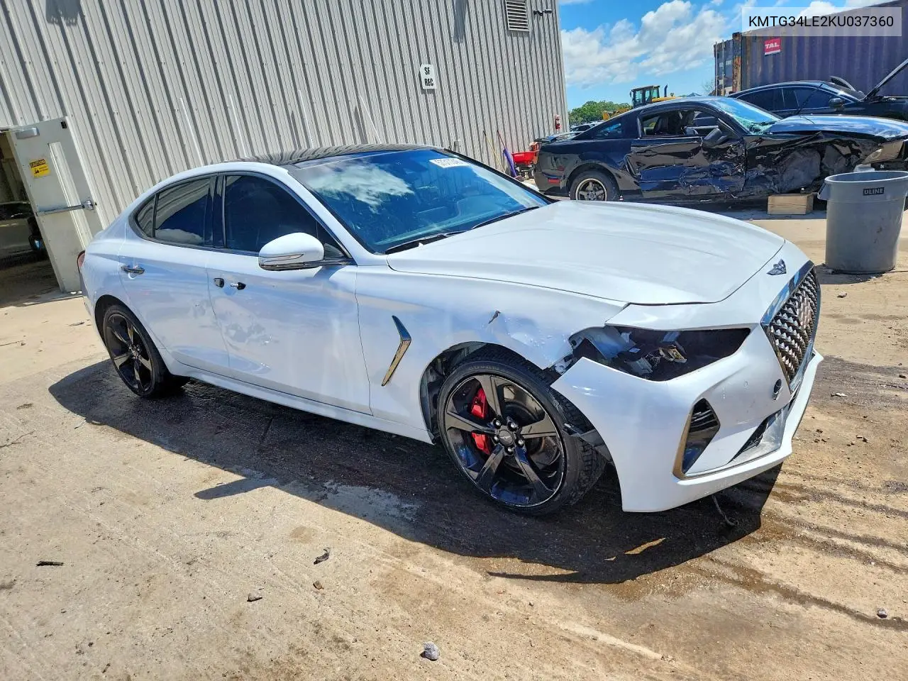 2019 Genesis G70 3.3T Advanced VIN: KMTG34LE2KU037360 Lot: 57317346