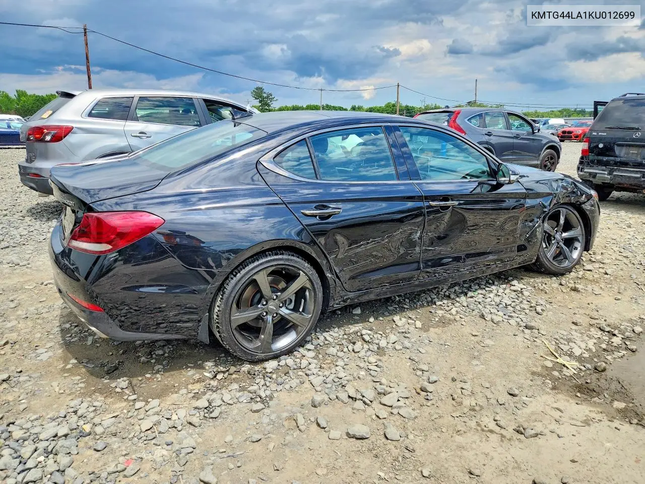 2019 Genesis G70 2.0T Advanced VIN: KMTG44LA1KU012699 Lot: 57550436