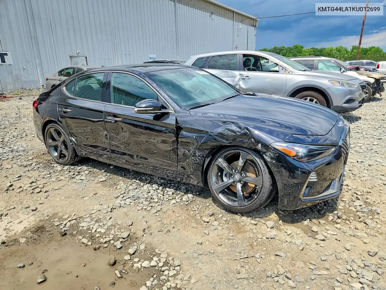 2019 Genesis G70 2.0T Advanced VIN: KMTG44LA1KU012699 Lot: 57550436