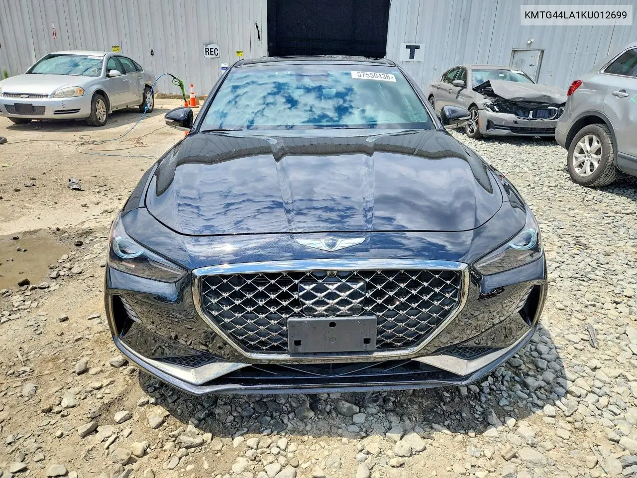 2019 Genesis G70 2.0T Advanced VIN: KMTG44LA1KU012699 Lot: 57550436