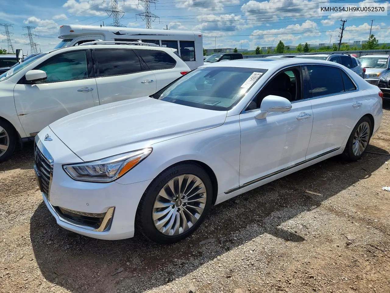 2019 Genesis G90 Ultimate VIN: KMHG54JH9KU052570 Lot: 57694116