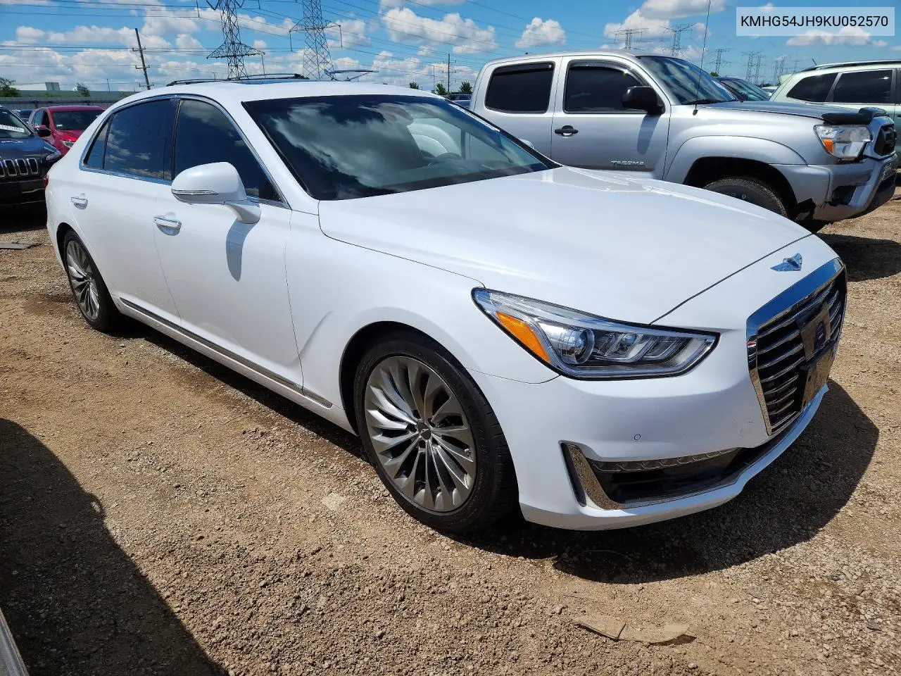 2019 Genesis G90 Ultimate VIN: KMHG54JH9KU052570 Lot: 57694116