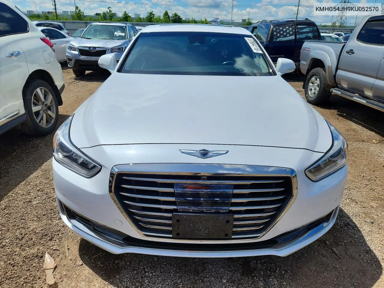 2019 Genesis G90 Ultimate VIN: KMHG54JH9KU052570 Lot: 57694116