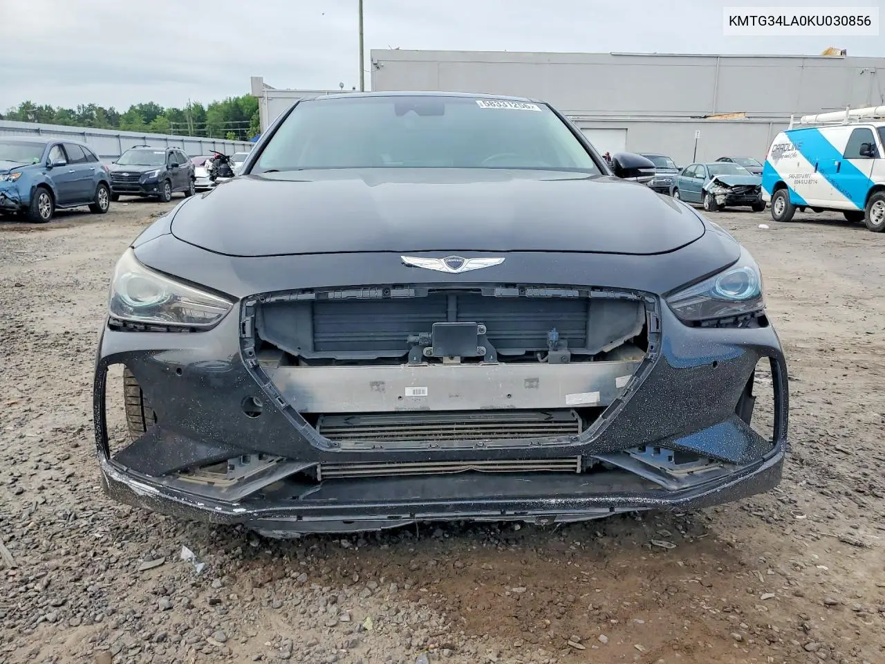 2019 Genesis G70 Elite VIN: KMTG34LA0KU030856 Lot: 58331256