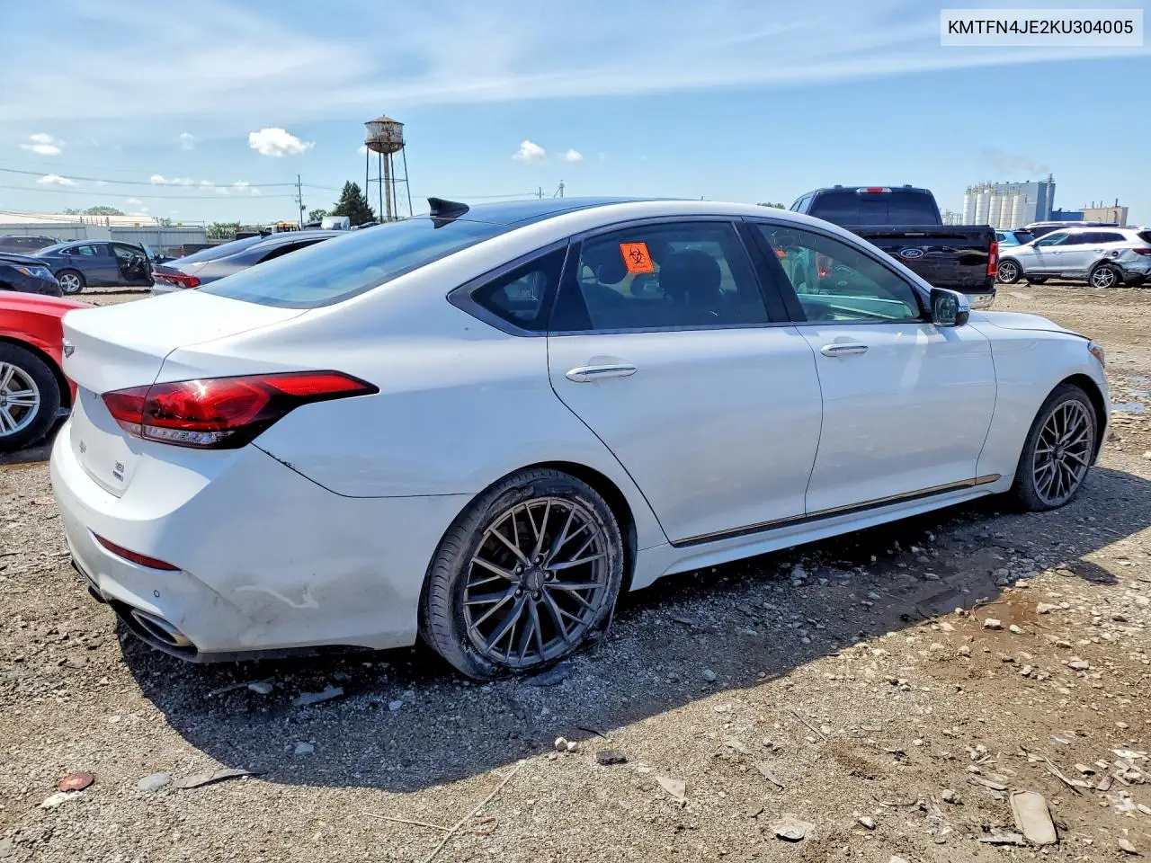 2019 Genesis G80 3.8 VIN: KMTFN4JE2KU304005 Lot: 58382406