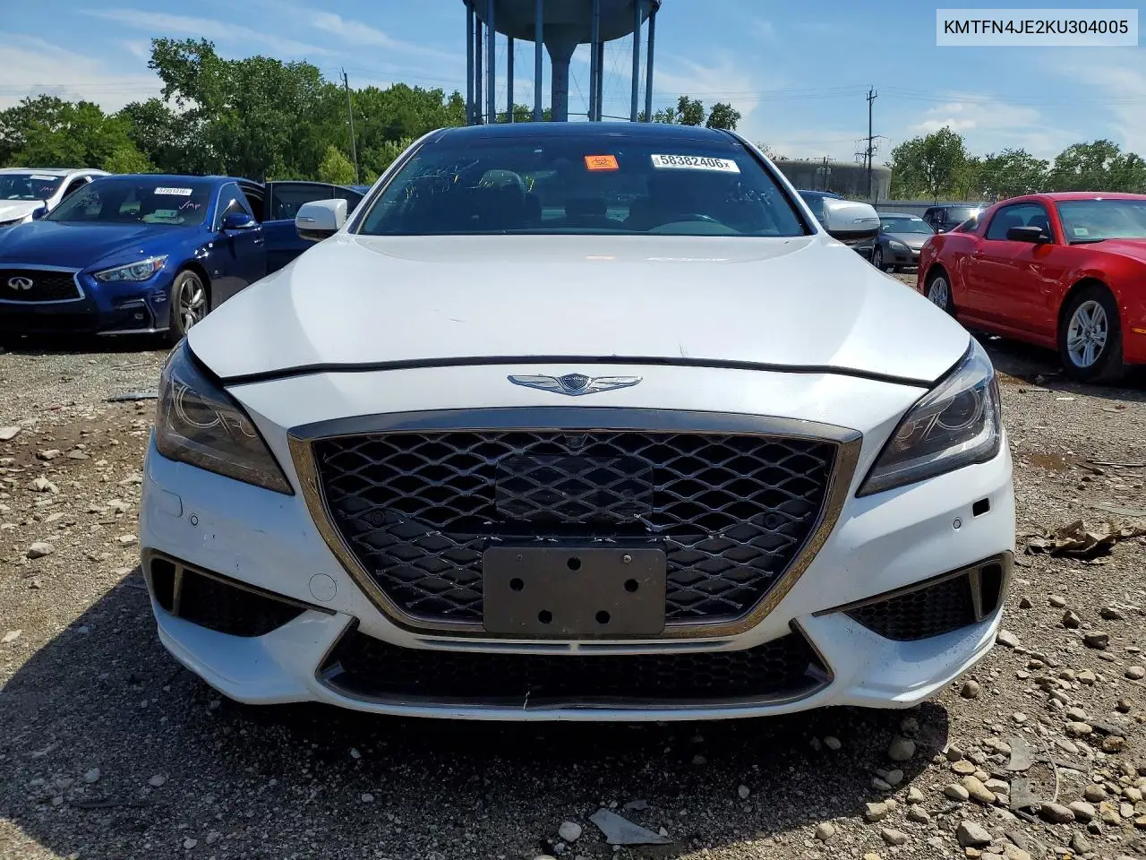 2019 Genesis G80 3.8 VIN: KMTFN4JE2KU304005 Lot: 58382406