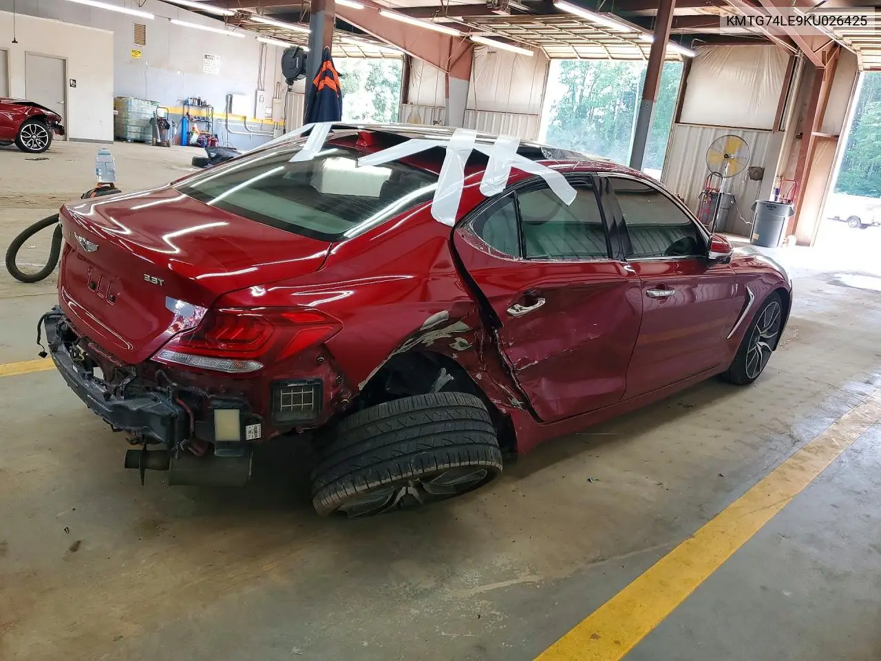 2019 Genesis G70 Elite VIN: KMTG74LE9KU026425 Lot: 58705546