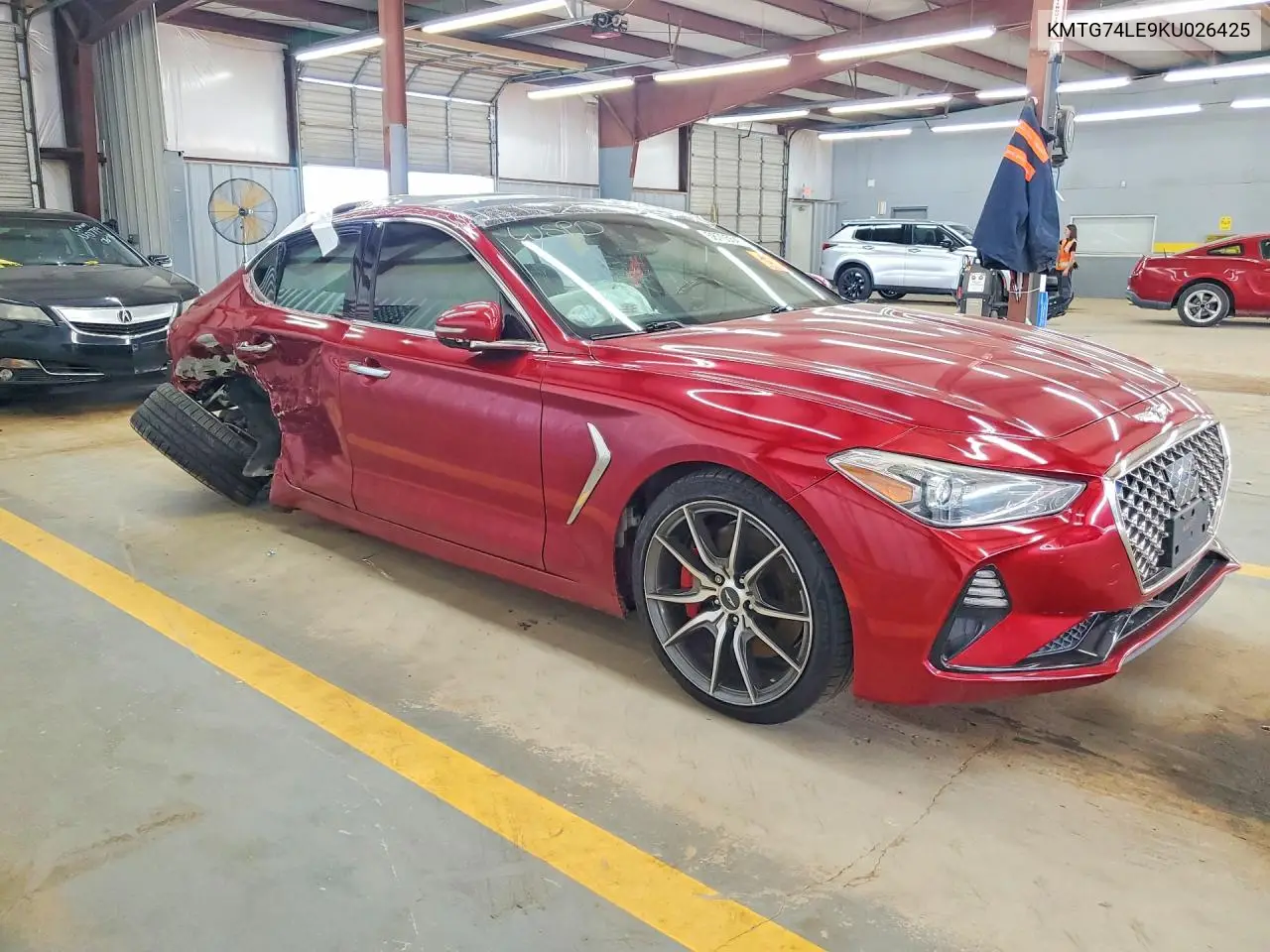 2019 Genesis G70 Elite VIN: KMTG74LE9KU026425 Lot: 58705546