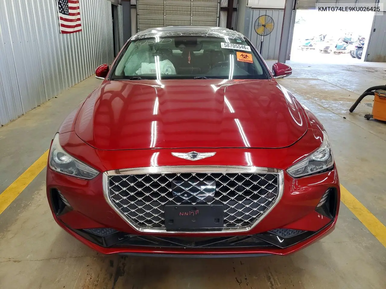 2019 Genesis G70 Elite VIN: KMTG74LE9KU026425 Lot: 58705546