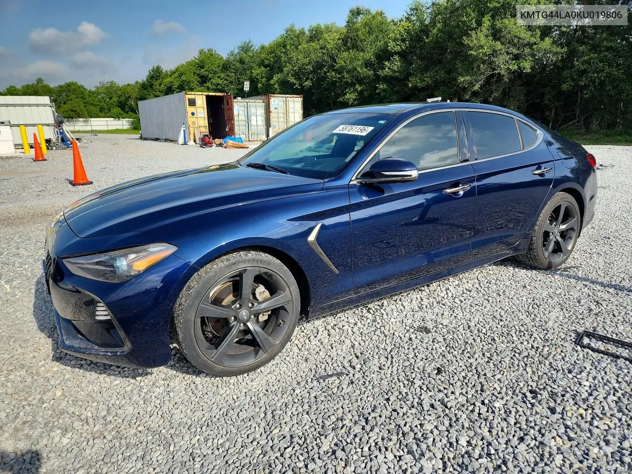 2019 Genesis G70 2.0T Advanced VIN: KMTG44LA0KU019806 Lot: 58761196