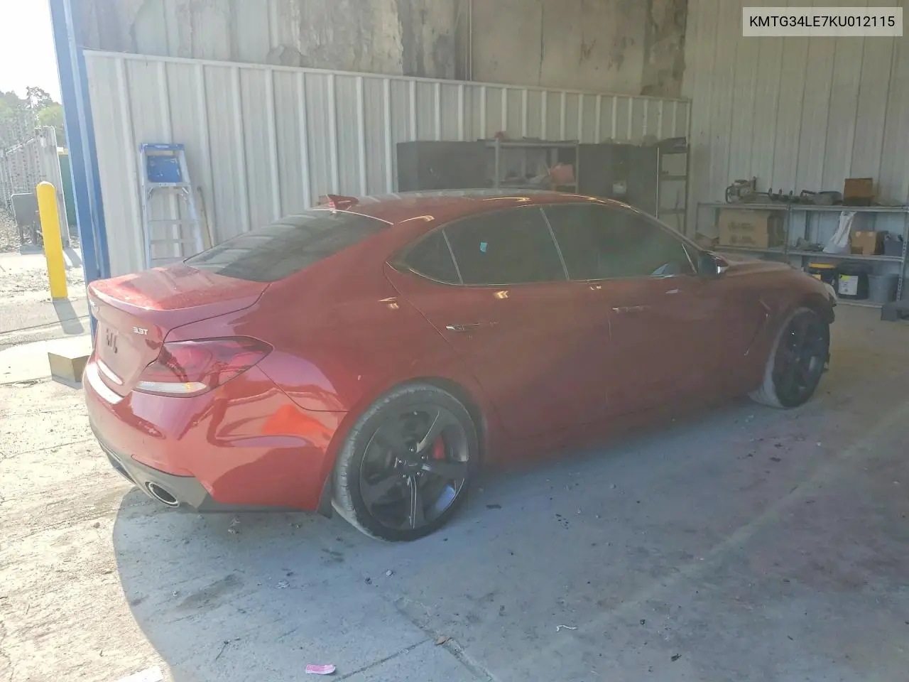 2019 Genesis G70 3.3T Dynamic Edition VIN: KMTG34LE7KU012115 Lot: 59121956