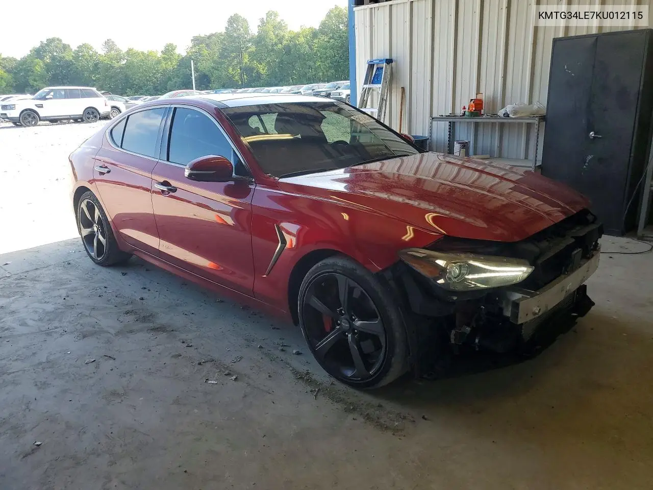 2019 Genesis G70 3.3T Dynamic Edition VIN: KMTG34LE7KU012115 Lot: 59121956