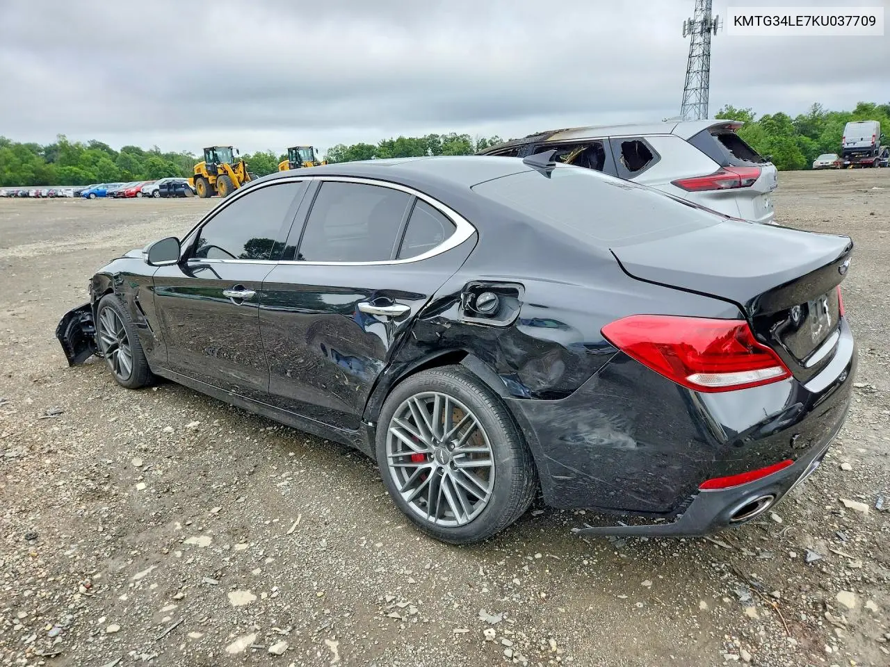 2019 Genesis G70 3.3T Advanced VIN: KMTG34LE7KU037709 Lot: 60019496