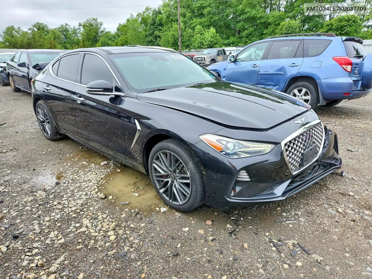 2019 Genesis G70 3.3T Advanced VIN: KMTG34LE7KU037709 Lot: 60019496