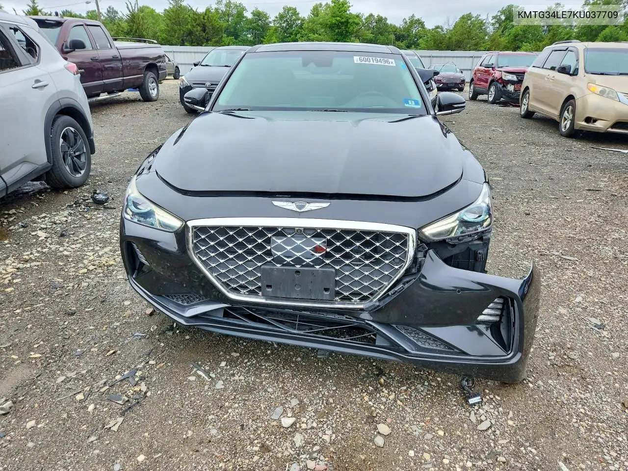 2019 Genesis G70 3.3T Advanced VIN: KMTG34LE7KU037709 Lot: 60019496