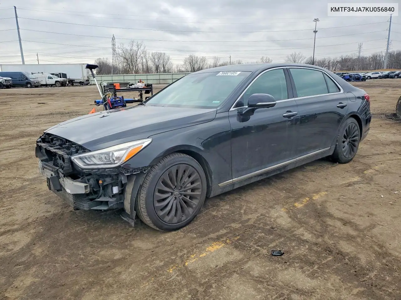 2019 Genesis G90 3.3T Premium VIN: KMTF34JA7KU056840 Lot: 79982185
