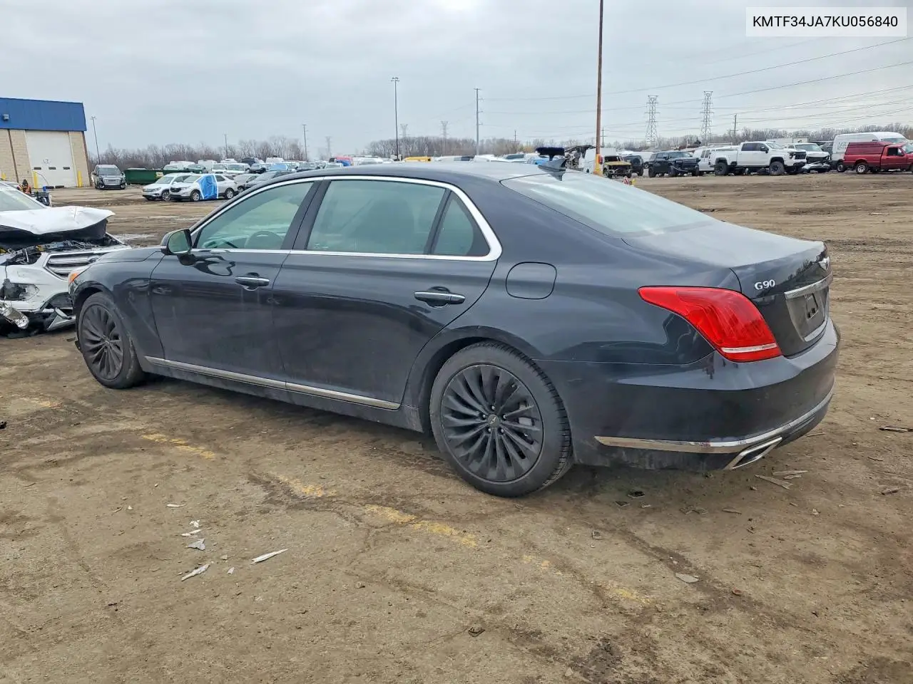 2019 Genesis G90 3.3T Premium VIN: KMTF34JA7KU056840 Lot: 79982185