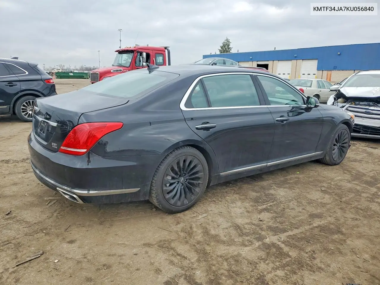 2019 Genesis G90 3.3T Premium VIN: KMTF34JA7KU056840 Lot: 79982185